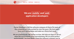 Desktop Screenshot of kursorsolutions.com